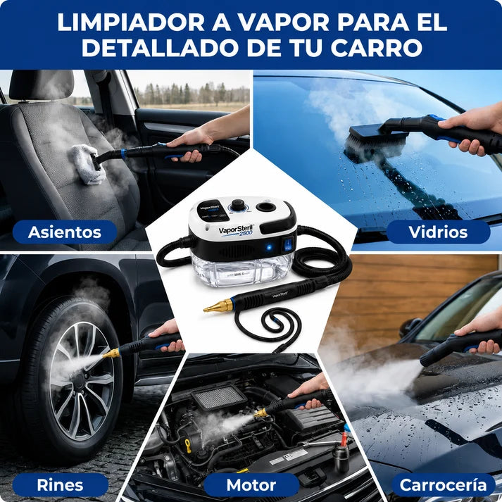 VaporSteril 2500 - Limpiador a Vapor Multifuncional de Alta Presión