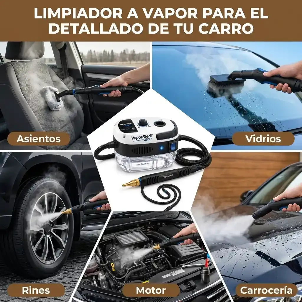 VaporSteril 2500 - Limpiador a Vapor Multifuncional de Alta Presión