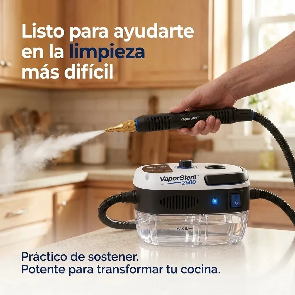 VaporSteril 2500 - Limpiador a Vapor Multifuncional de Alta Presión