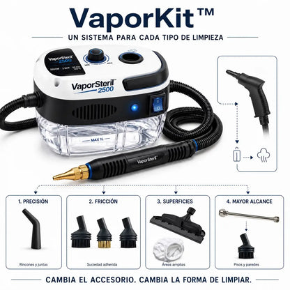 VaporSteril 2500 - Limpiador a Vapor Multifuncional de Alta Presión